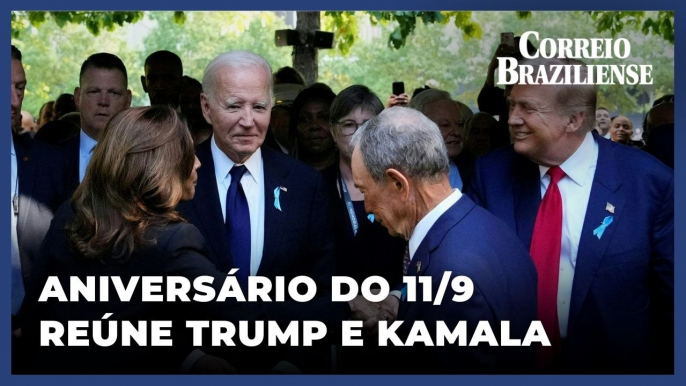 Aniversário do 11 de Setembro reúne Donald Trump e Kamala Harris