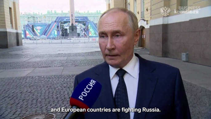 Putin says the West risks 'war' with Russia over Ukraine missiles