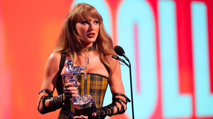 Taylor Swift drops second political message in 24 hours at VMAs