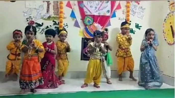 Happy Janmashtami Performance at Balvatika | Kids Celebrate Krishna's Birthday | Agartala, Tripura