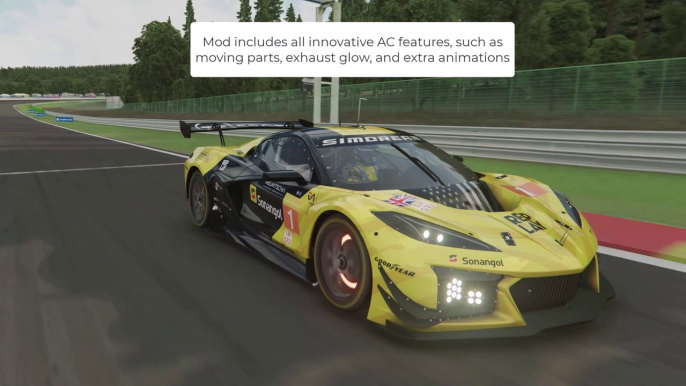 Assetto Corsa New LM Z06 GT3 R 2024 Mod