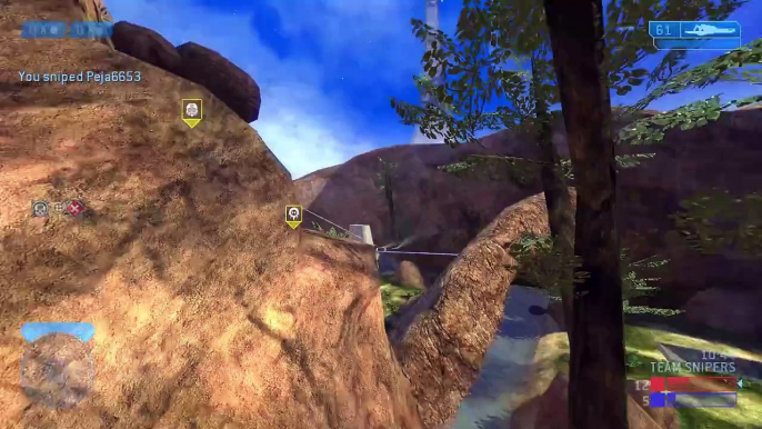 Halo 2 Classic - Team Snipers on Beaver Creek Multiplayer Gameplay