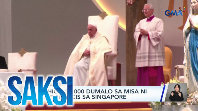 Mahigit 50,000 dumalo sa misa ni Pope Francis sa Singapore | Saksi