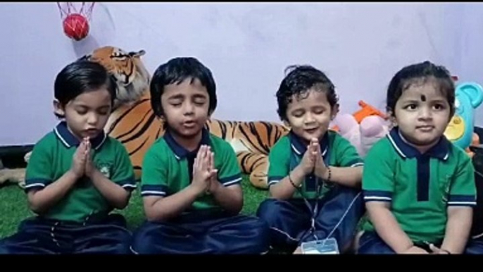 Balvatika Kids Chanting Mantra ️✨ Amazing Views at Akkipet, Bangalore