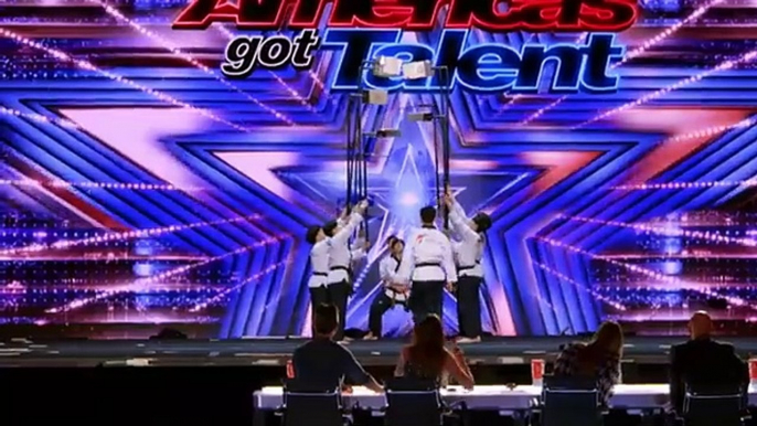 Golden Buzzer_ World Taekwondo Demonstration Team Shocks the Judges - America's Got Talent 2024