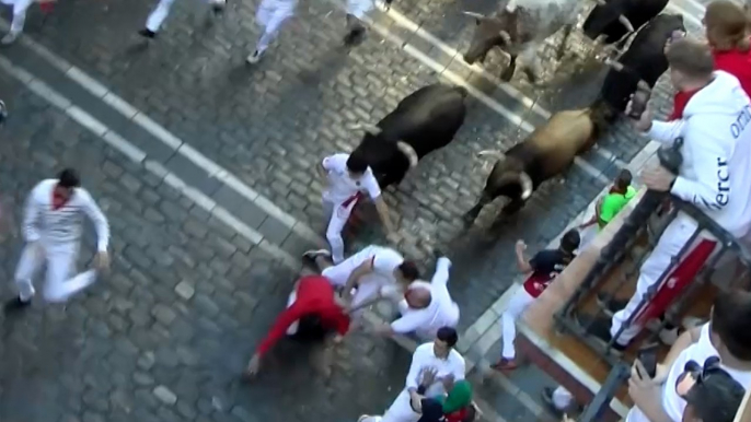 San Fermín 2024: mejores momentos del primer encierro