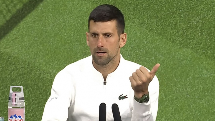 Tennis - Wimbledon 2024 - Novak Djokovic : "With padel and pickleball, tennis is in danger"