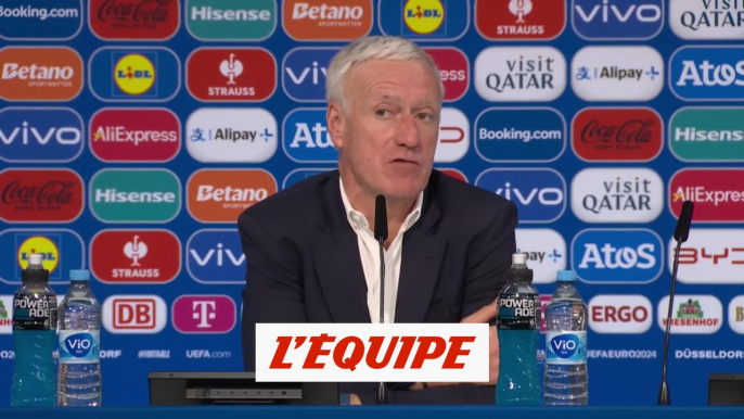 Deschamps après la victoire face à la Belgique : «Une immense fierté» - Foot - Euro 2024 - Bleus