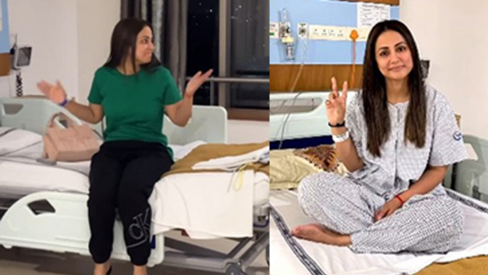 Hina Khan Breast Cancer First Chemotherapy Hospital Inside Video, Celebs To Fans Emotional Reaction