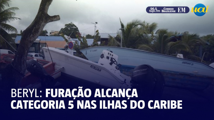 Furacão Beryl atinge categoria 5 e se torna "pontencialmente catastrófico"