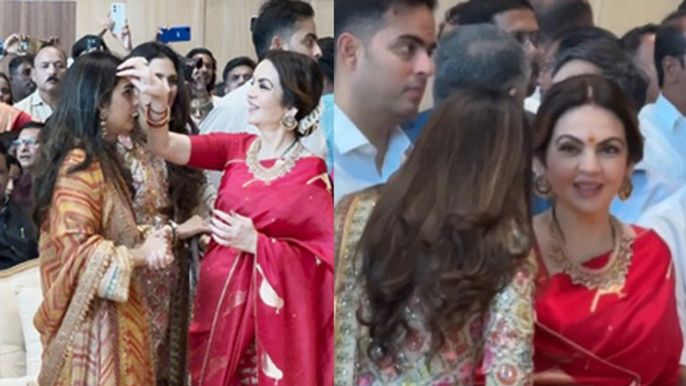 Ambani Mass Wedding: Nita Ambani Shloka Mehta & Isha Ambani's Bonding Is Unmissable, Full Video