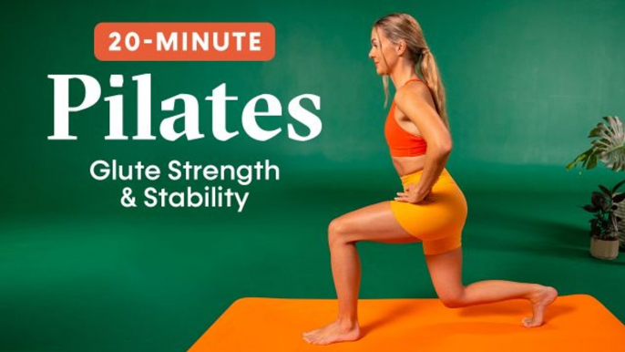 20-Minute Mat Pilates Workout for Glute Strength & Stability (No Equipment)