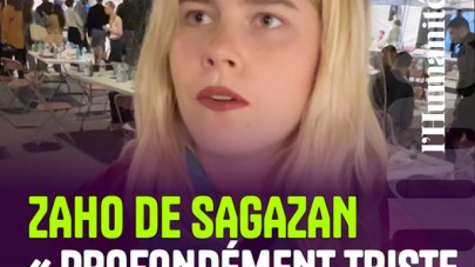 République : Zaho de Sagazan a chanté «Tristesse» en arrangeant les paroles