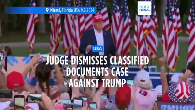 Federal judge dismisses Trump classified documents case over concerns with prosecutor's appointment