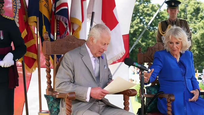 King Charles and Queen Camilla visit Les Cotils