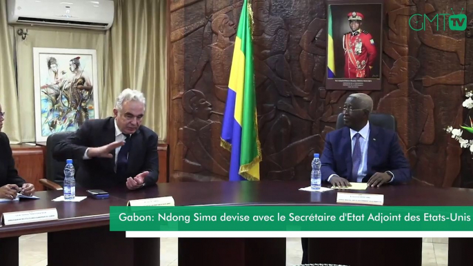 [#Reportage] Gabon: Ndong Sima devise avec le Secrétaire d'Etat Adjoint des Etats-Unis