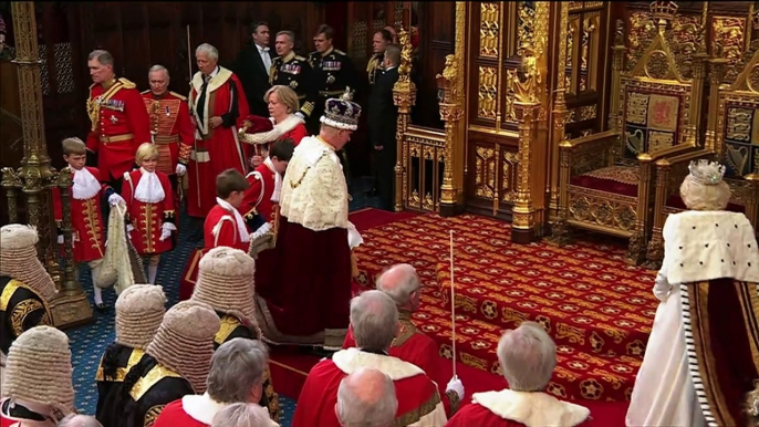 His Majesty delivers King's Speech