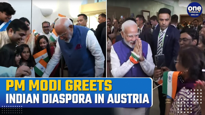 PM Modi Austria Visit | Members Of Indian Diaspora Welcome The Prime Minister As He Lands In Vienna