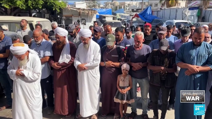 Gazans mourn their loved ones killed in Israeli strikes