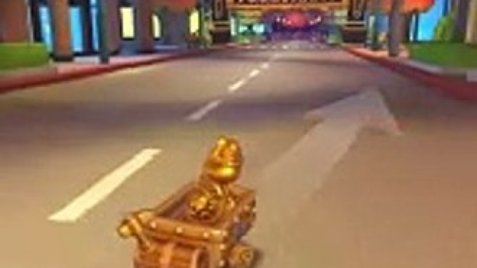 Mario Kart Tour - Dry Bones (Gold) Gameplay (Night Tour Week 2 Ranked Cup Reward Driver)