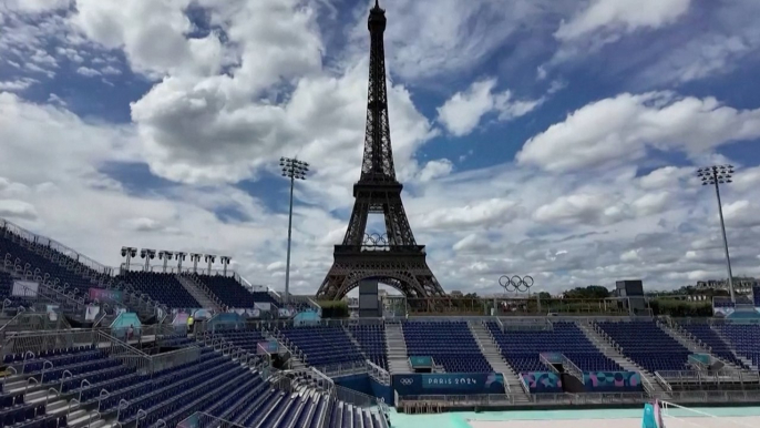 Paris 2024 Finalizes Volleyball Venue at Eiffel Tower Ahead of Summer Olympics