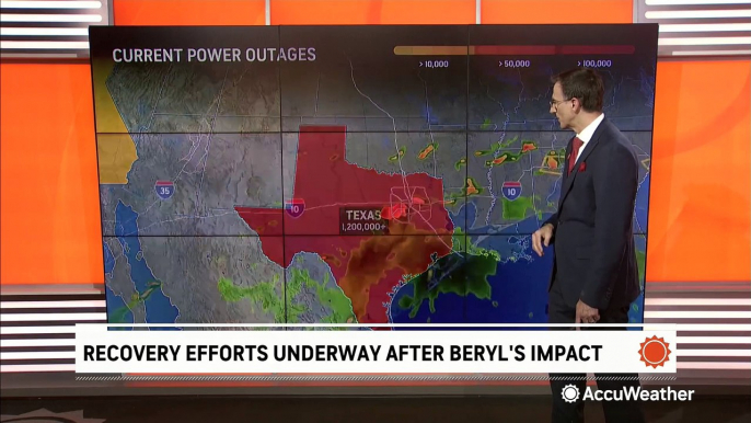 Thunderstorms and extreme heat continue in southeast Texas as Beryl recovery continues