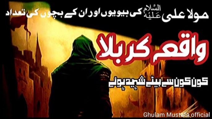 Hazrat Ali Ki Kitni Shadiyan Hui | Hazrat Ali Ke Kitne Bate The | Waqia Karbala | Islamic Stories