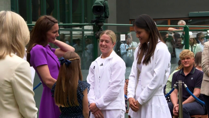 Princess of Wales attends Wimbledon men's singles final