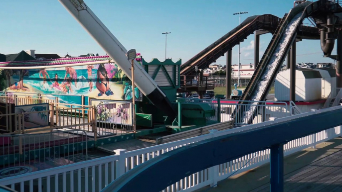 POV of Monorail Ride at Gillian's Wonderland Pier (Ocean City, NJ) - Full Tour of Amusement Park