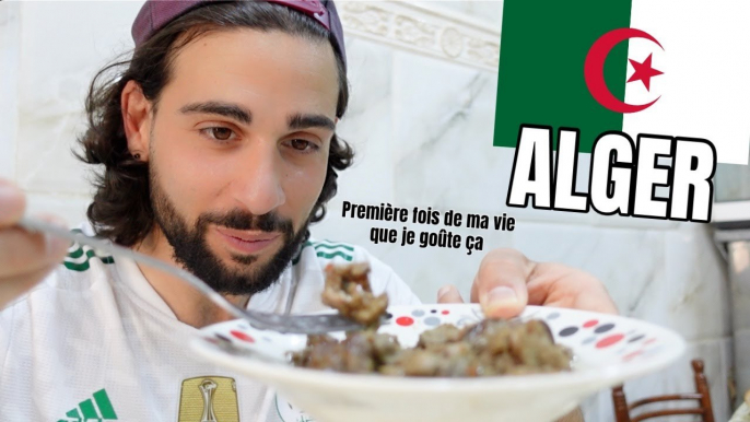 JE TESTE UN AUTHENTIQUE PLAT ALGERIEN DANS LE PLUS VIEUX QUARTIER D’ALGER (ALGERIE )