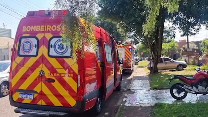 Bombeiros atendem vítima intoxicada no Bairro Brasmadeira