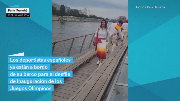 Olimpiadas: los atletas españoles están a bordo de su barco