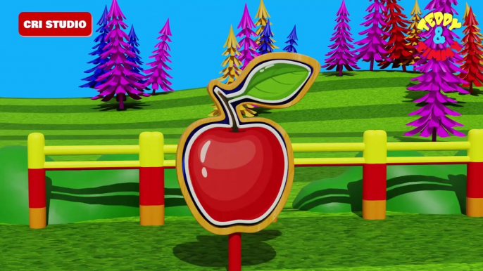 Learn Numbers & Fruits Names - Counting - 123 go - Preschool Learning Videos - 1234 Numbers for Kids