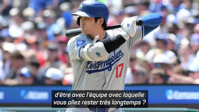 Dodgers - Ohtani espère représenter les Dodgers "de la meilleure façon possible".