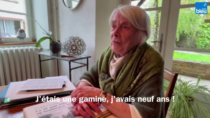 "Les cloches ont tinté toute la journée, c'est une bruit qui me restera toujours", Chantal, neuf ans en 1944