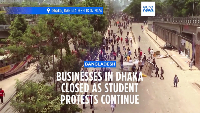 Bangladesh security forces fire at protesters demanding government jobs