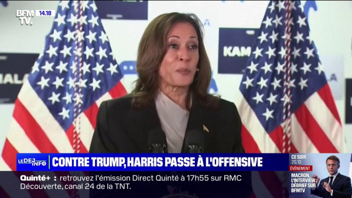 "Dans mon parcours, j'ai affronté des criminels en tout genre": Kamala Harris fait des allusions à Donald Trump lors de son premier discours de campagne