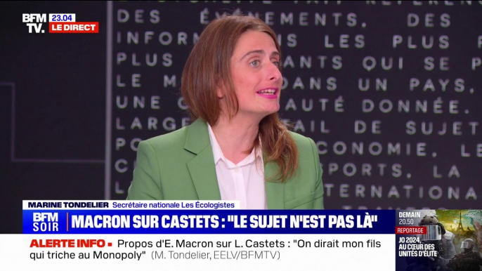 Lucie Castets choisie par le NFP: "Emmanuel Macron, depuis le début, nous a sous-estimés", affirme Marine Tondelier (Les Écologistes)