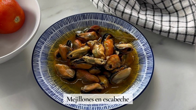 Mejillones en escabeche del chef Enrique Sánchez