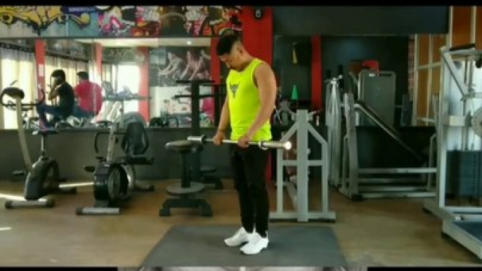 ❌ BARBELL REVERSE WRIST CURLS ✔️ How can I Build My FOREARMS Bigger?  #heermlgangaputra #naturalbodybuilding #workout #exercise #fitness #gym #muscle #training