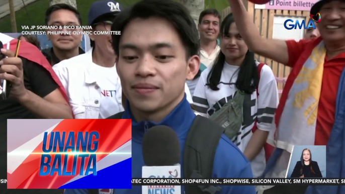 PHL gymnast Carlos Yulo, hangad ay magandang performance ng mga kapwa Pinoy Olympian sa 2024 Paris Olympics | Unang Balita