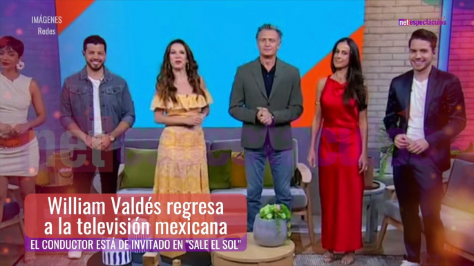 William Valdés regresó a la televisión mexicana