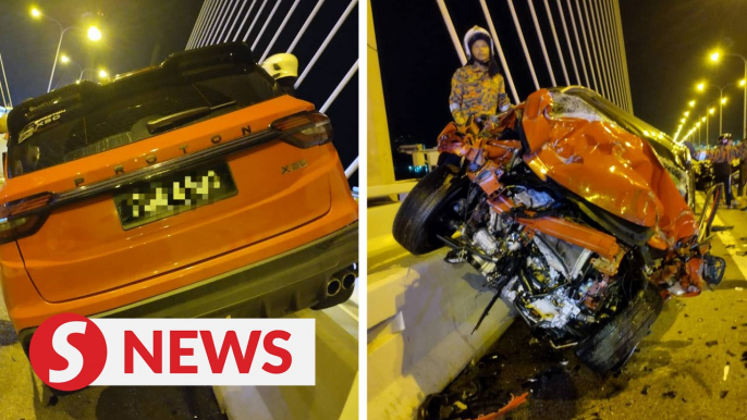 Man killed after crashing on Second Penang Bridge