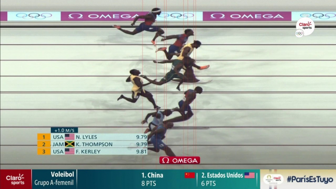 Noah Lyles gana los 100m planos | Juegos Olímpicos 2024 París