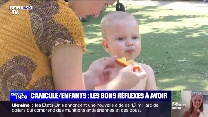 Canicule: les bons gestes à adopter pour les enfants