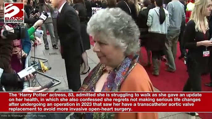 Miriam Margolyes has been registered disabled