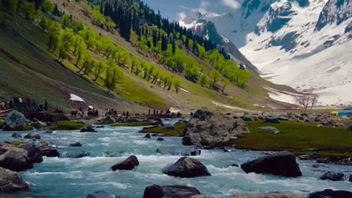 KASHMIR…#kashmir #heaven #kashmirtourism #summer #reelsinstagram #trendingreels #nature #naturelover #viralreels #