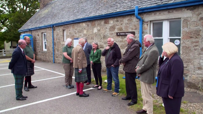 The King visits nature reserve in Scotland