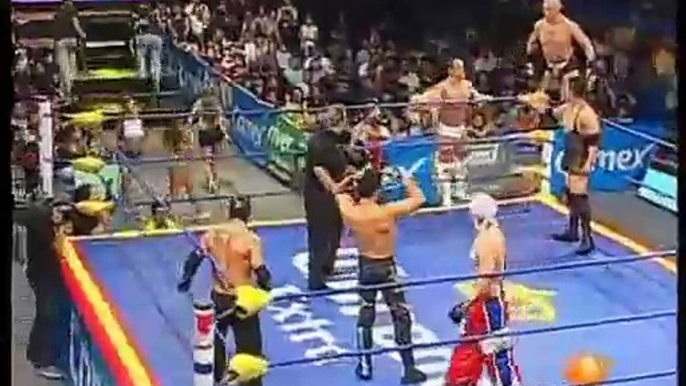 Alex Koslov, Christopher Daniels & Joe Lider vs. Extreme Tiger, Jack Evans & Rocky Romero ( 2010.04.30 @ AAA Sin Limite Queretaro )