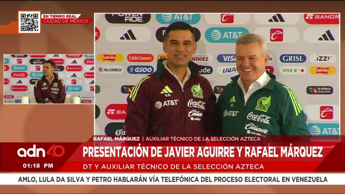 ¡Última Hora! Presentación de Javier Aguirre y Rafael Márquez